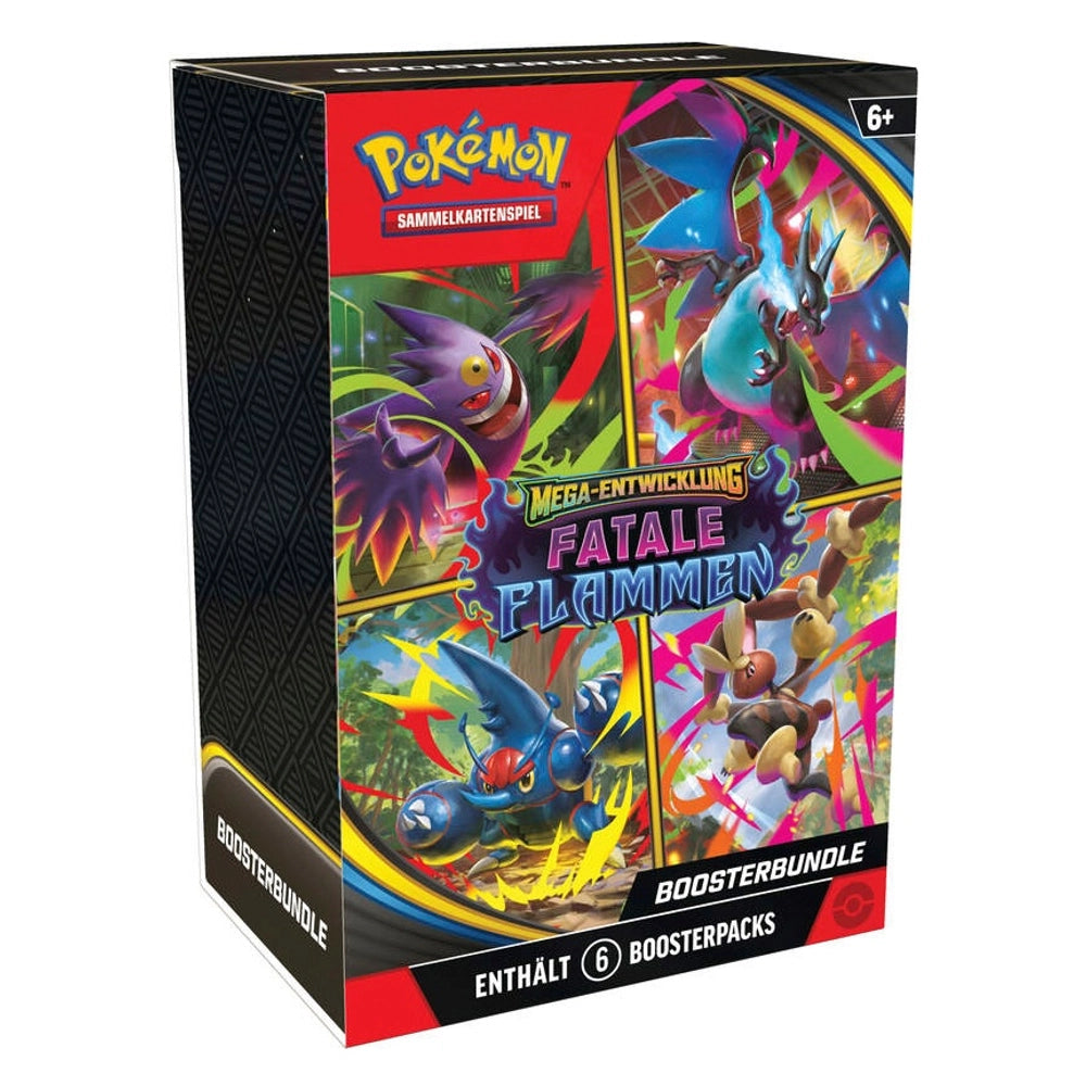 Pokémon Karten Mega-Entwicklung Fatale Flammen Boosterbundle (Deutsch)