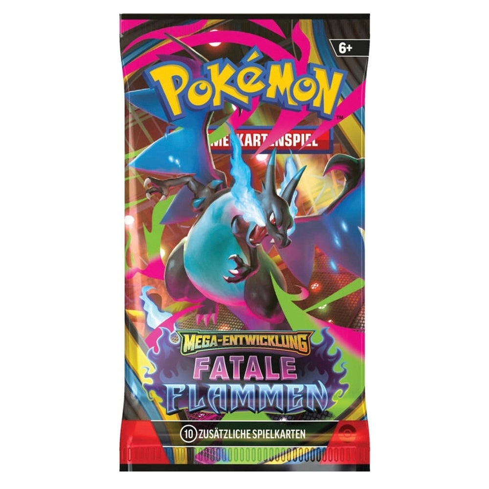 Pokémon Karten Mega-Entwicklung Fatale Flammen Booster (Deutsch)
