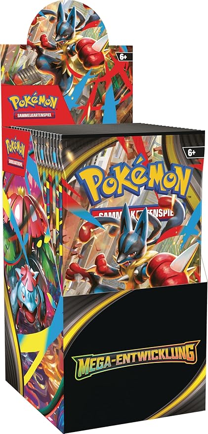 Pokémon Mega Entwicklung 18er Display Deutsch
