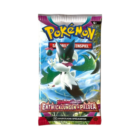 Pokémon Karmesin & Purpur Entwicklungen in Paldea Booster