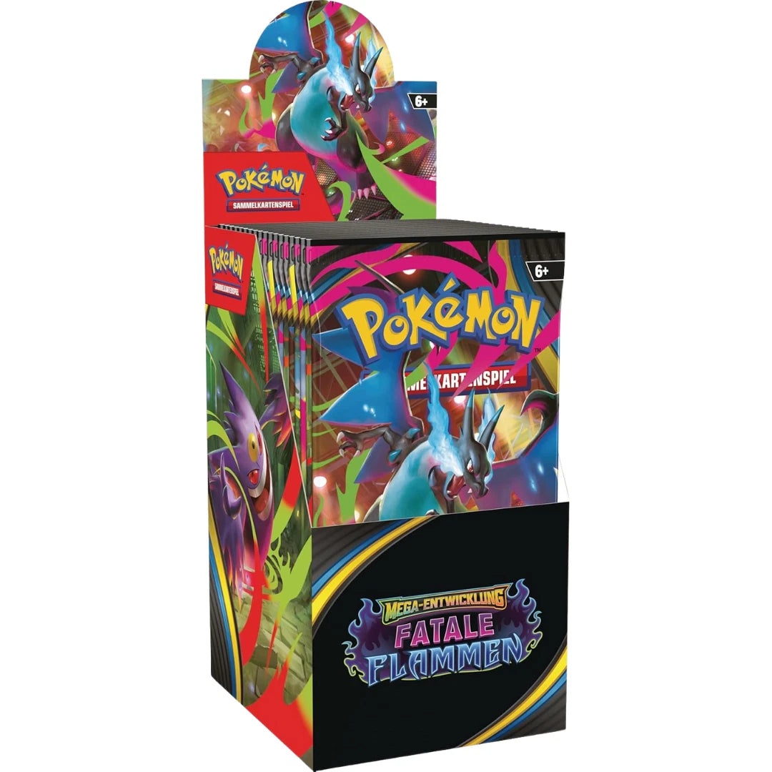 Pokémon Fatale Flammen 18er-Booster Display (Deutsch)